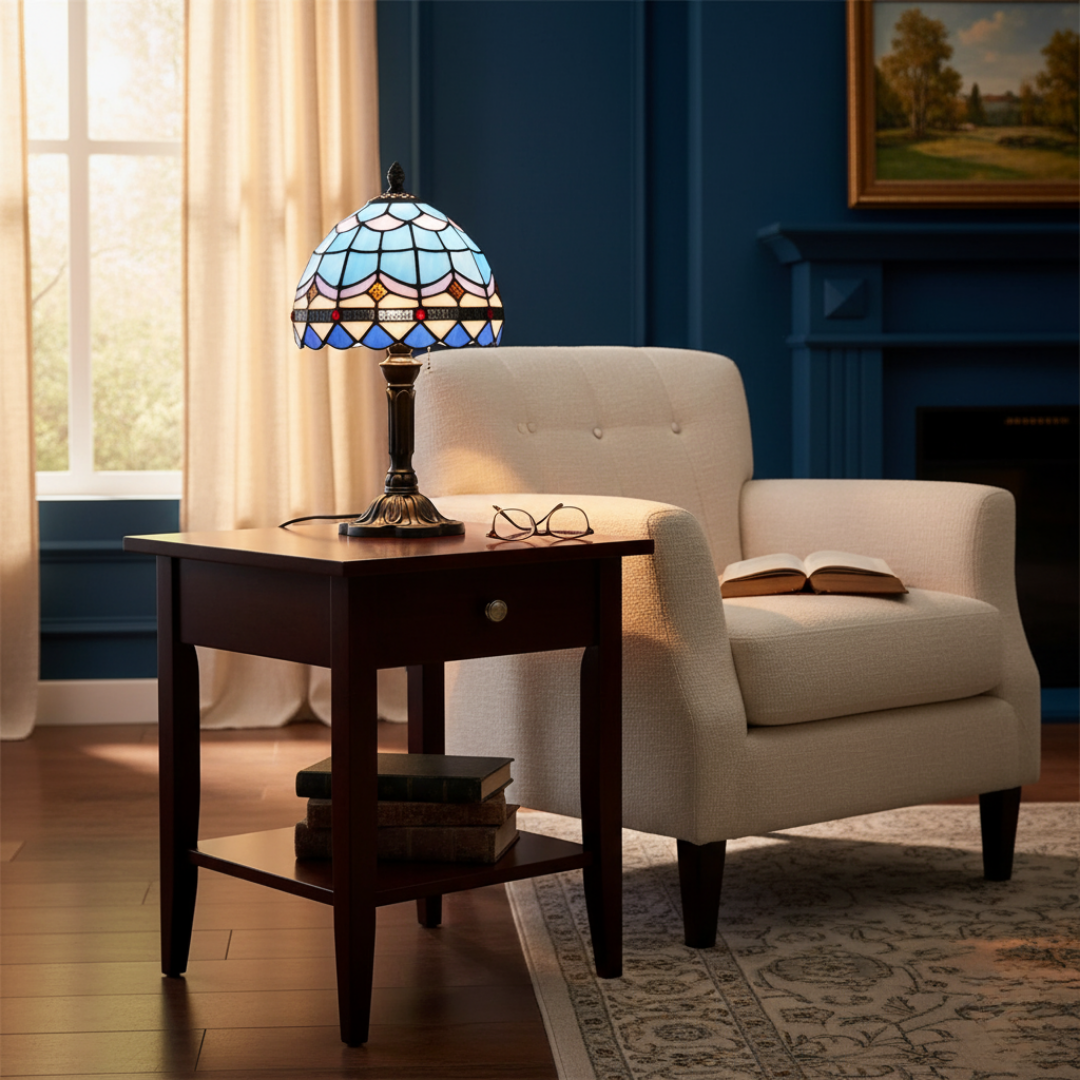 Retro Golden Baroque LED Lamp