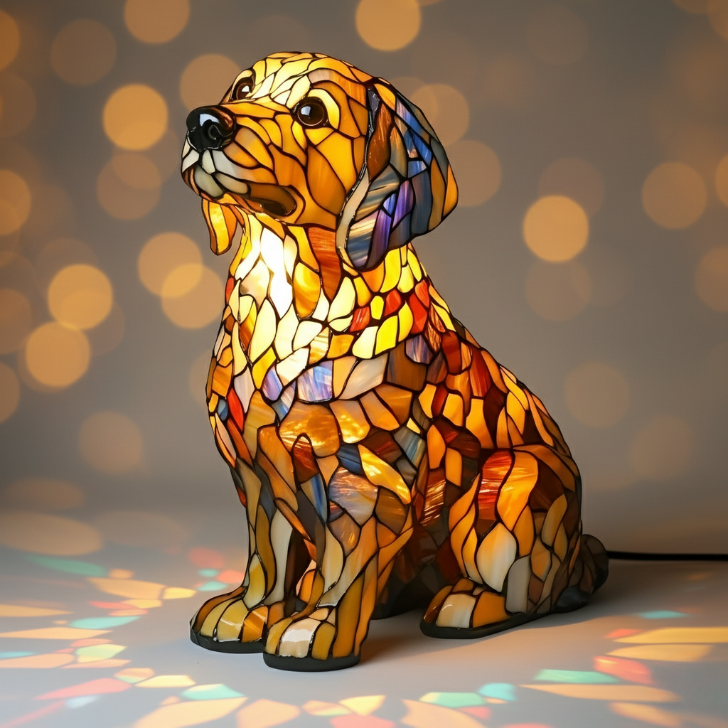 Golden Retriever Buddy – Radiant & Spiritual