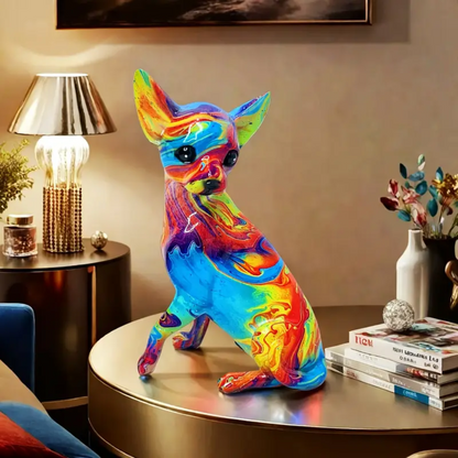 Chihuahua – Vivid Resin LED Lamp