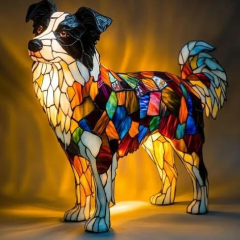 Border Collie – Artisan LED Lamp