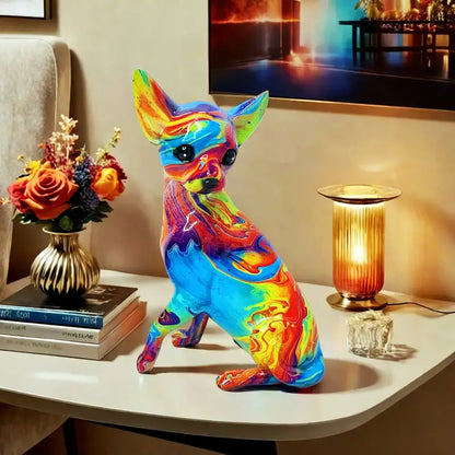 Chihuahua – Vivid Resin LED Lamp